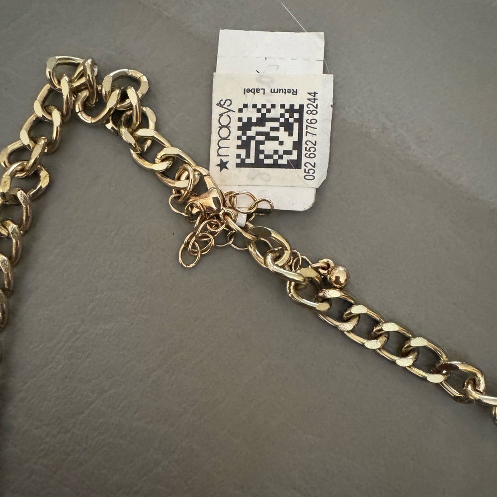 NWT Emerald Taxicab crystal necklace - Picture 6 of 6
